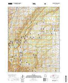Monticello Lake 2020 topographic map thumbnail