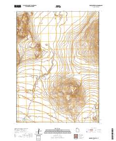 Monument Peak SW 2020 topographic map thumbnail