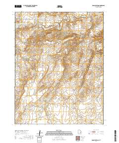 Moonshine Wash 2020 topographic map thumbnail