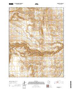 Moroni Peak 2020 topographic map thumbnail