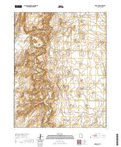 Moses Rock 2020 topographic map thumbnail