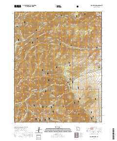 Mount Brigham 2020 topographic map thumbnail