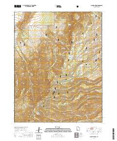 Mount Dutton 2020 topographic map thumbnail