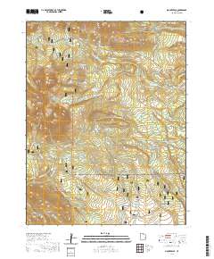 Mount Peale 2020 topographic map thumbnail