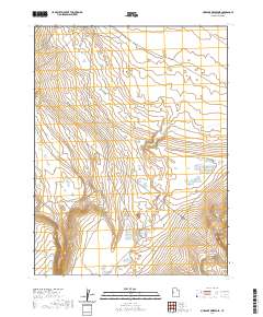 Mud Lake Reservoir 2020 topographic map thumbnail