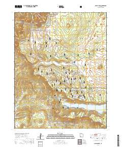 Navajo Lake 2020 topographic map thumbnail