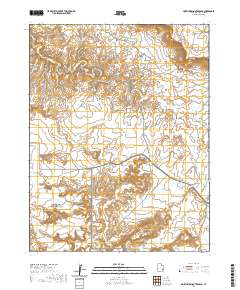 North Six-shooter Peak 2020 topographic map thumbnail