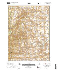 Old Canyon 2020 topographic map thumbnail