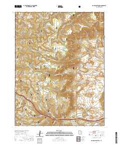 Old Woman Plateau 2020 topographic map thumbnail