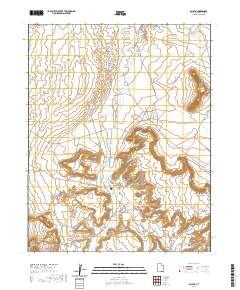 Oljato 2020 topographic map thumbnail