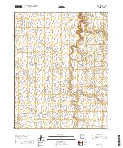 Oljato NE 2020 topographic map thumbnail