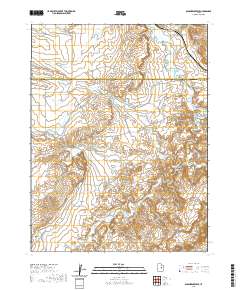 Olsen Reservoir 2020 topographic map thumbnail