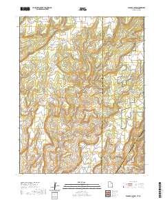 Papoose Canyon 2020 topographic map thumbnail