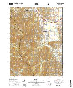 Park City West 2020 topographic map thumbnail