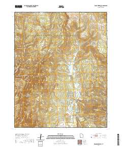Kolob Reservoir 2020 topographic map thumbnail