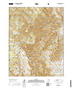 Koosharem 2020 topographic map thumbnail