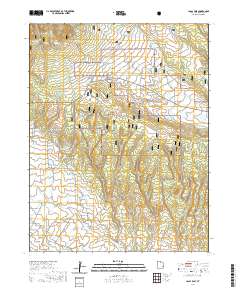 La Sal East 2020 topographic map thumbnail