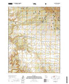 La Sal West 2020 topographic map thumbnail