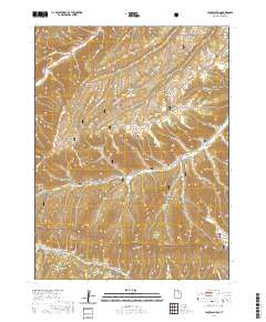 Lance Canyon 2020 topographic map thumbnail