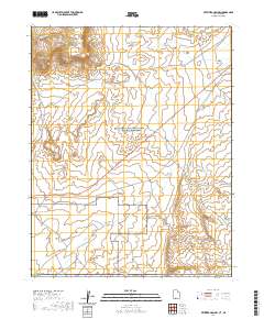 Petrified Hollow 2020 topographic map thumbnail