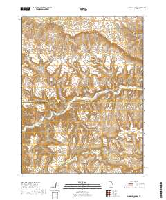 Pinnacle Canyon 2020 topographic map thumbnail