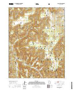 Poison Canyon 2020 topographic map thumbnail