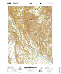 Dark Canyon 2020 topographic map thumbnail
