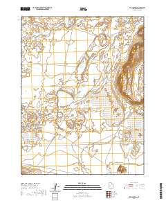 Pot Mountain 2020 topographic map thumbnail