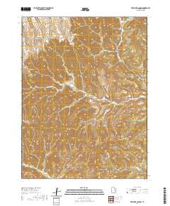 Preacher Canyon 2020 topographic map thumbnail