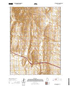 Rattlesnake Pass 2020 topographic map thumbnail