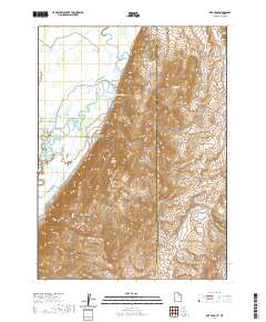 Rex Peak 2020 topographic map thumbnail
