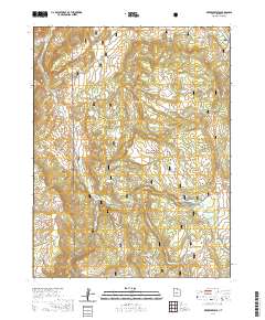 Rex Reservoir 2020 topographic map thumbnail