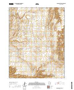 Robbers Roost Flats 2020 topographic map thumbnail