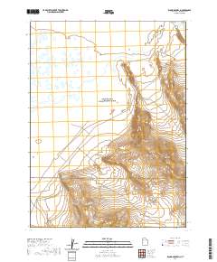 Round Mountain 2020 topographic map thumbnail