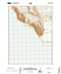 Rozel Point 2020 topographic map thumbnail