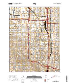Salt Lake City South 2020 topographic map thumbnail