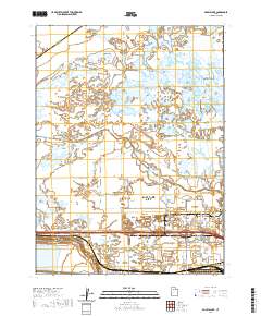 Baileys Lake 2020 topographic map thumbnail