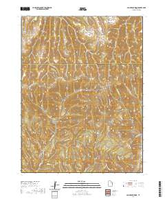 San Arroyo Ridge 2020 topographic map thumbnail