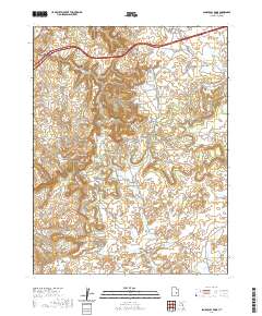 San Rafael Knob 2020 topographic map thumbnail