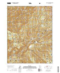 Shelly Baldy Peak 2020 topographic map thumbnail