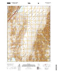 Skinner Peaks 2020 topographic map thumbnail