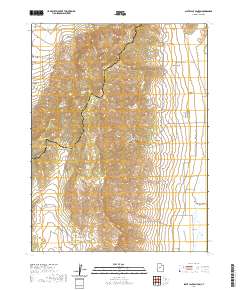 Slate Jack Canyon 2020 topographic map thumbnail