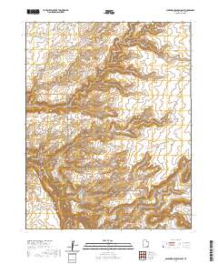 Slickhorn Canyon East 2020 topographic map thumbnail