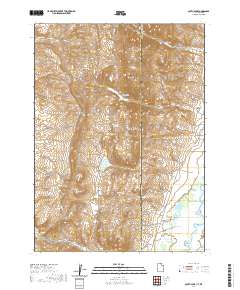 South Lake 2020 topographic map thumbnail