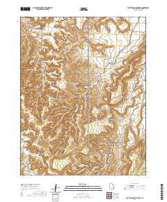 South Six-shooter Peak 2020 topographic map thumbnail