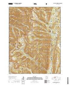 South Tent Mountain 2020 topographic map thumbnail
