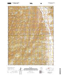 Spencer Canyon 2020 topographic map thumbnail