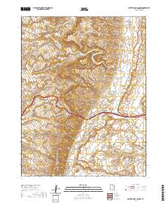 Spotted Wolf Canyon 2020 topographic map thumbnail
