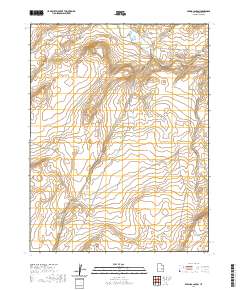 Spring Canyon 2020 topographic map thumbnail