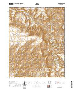 Stair Canyon 2020 topographic map thumbnail